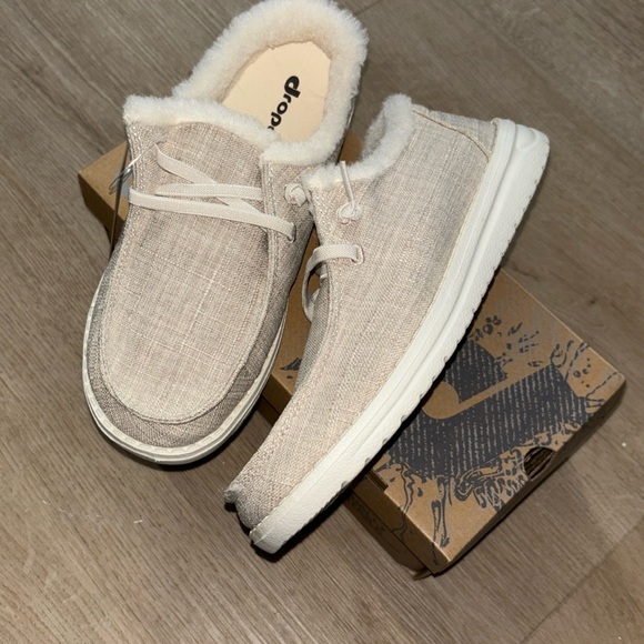d rope Shoes - d rope kate winter beige fur lined sneakers